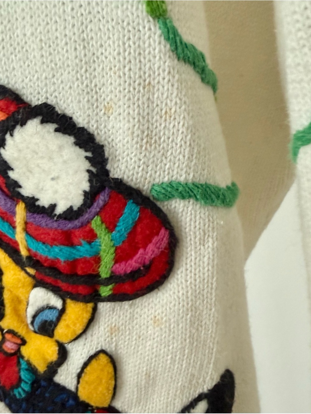 Vintage Michael Simon Warner Bros Bugs Bunny Cardigan - Picture 5 of 8